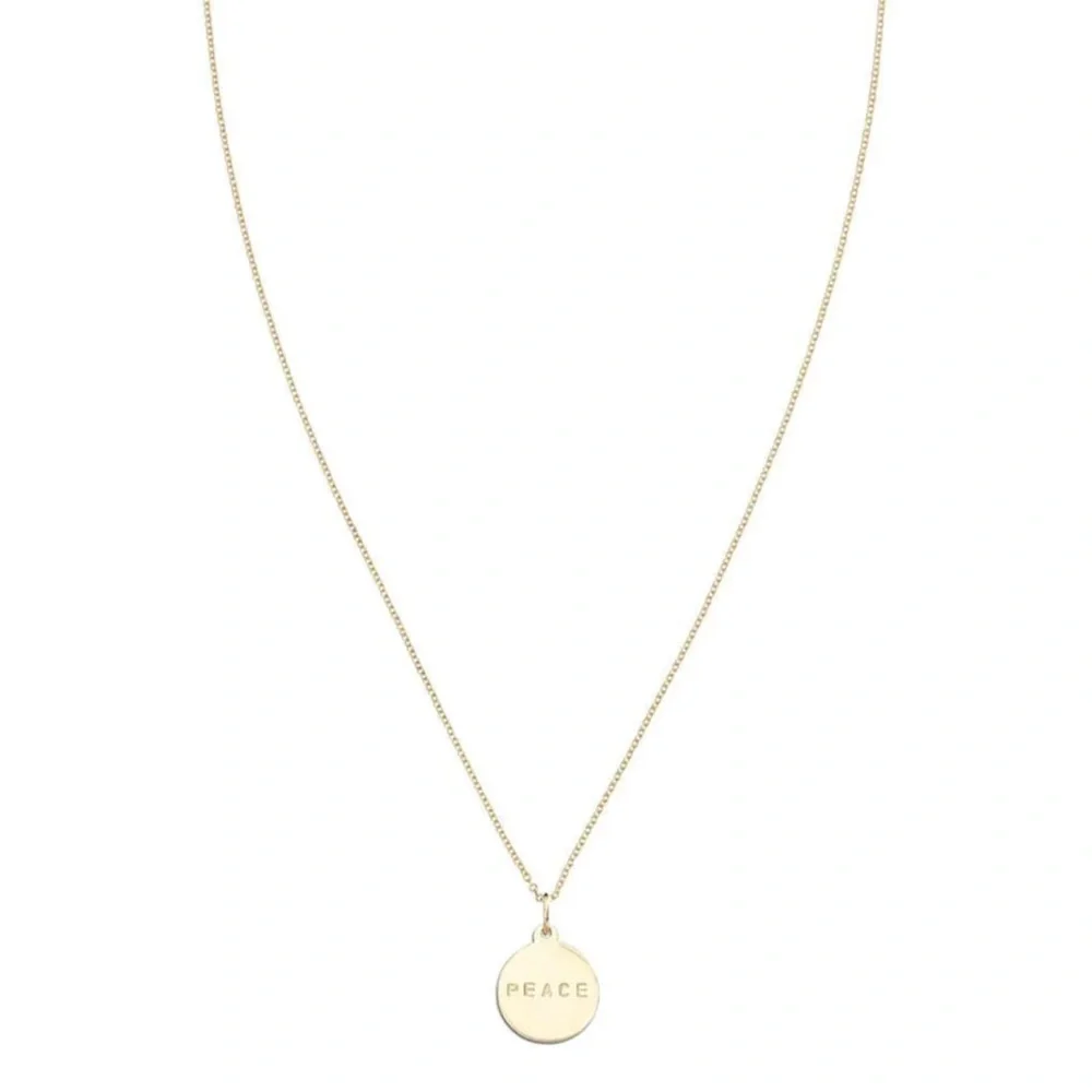 Helen Ficalora “peace” charm 14k - Picture 2 of 4